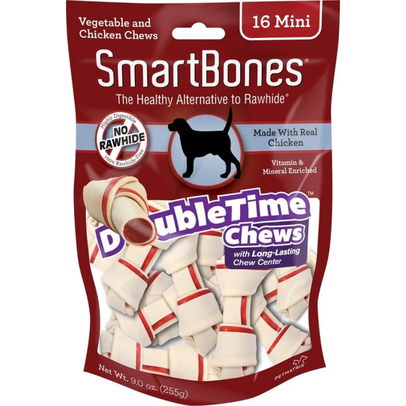 SmartBones DoubleTime Bone Chews for Dogs SmartBones DoubleTime Bone Chews for Dogs